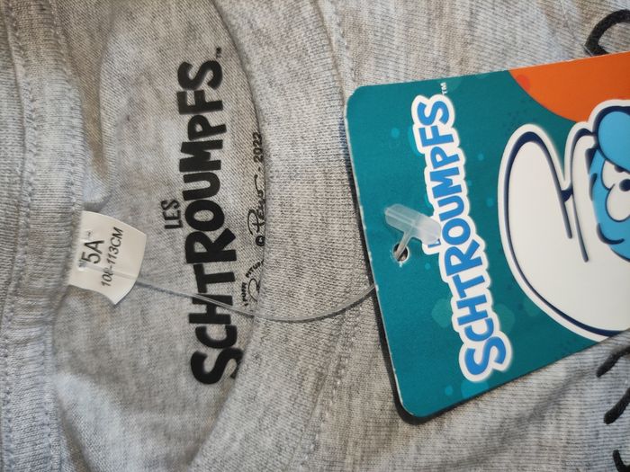 Tee shirt futur grand Schtroumpfs taille 5 ans - photo numéro 3