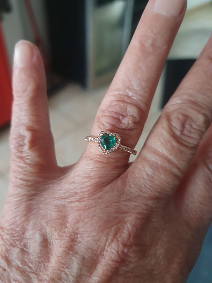 Bague cœur pandora - photo numéro 1