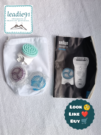 têtes de nettoyage pour le visage Braun NEUF