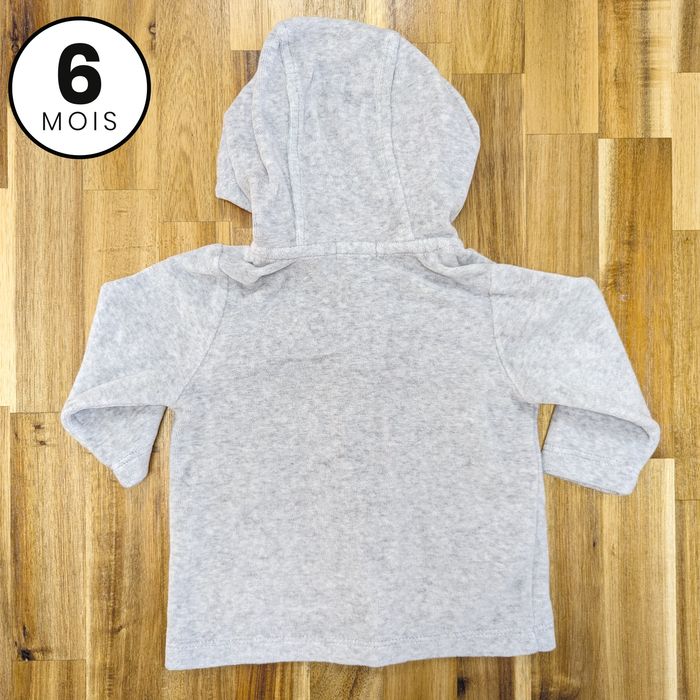 Veste / Gilet polaire gris et rose - photo numéro 2