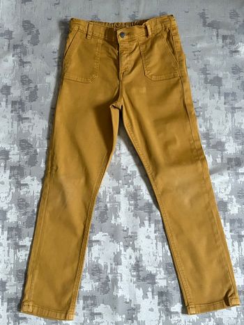 Jean garçon couleur moutarde – 8 ans – Little Cigogne