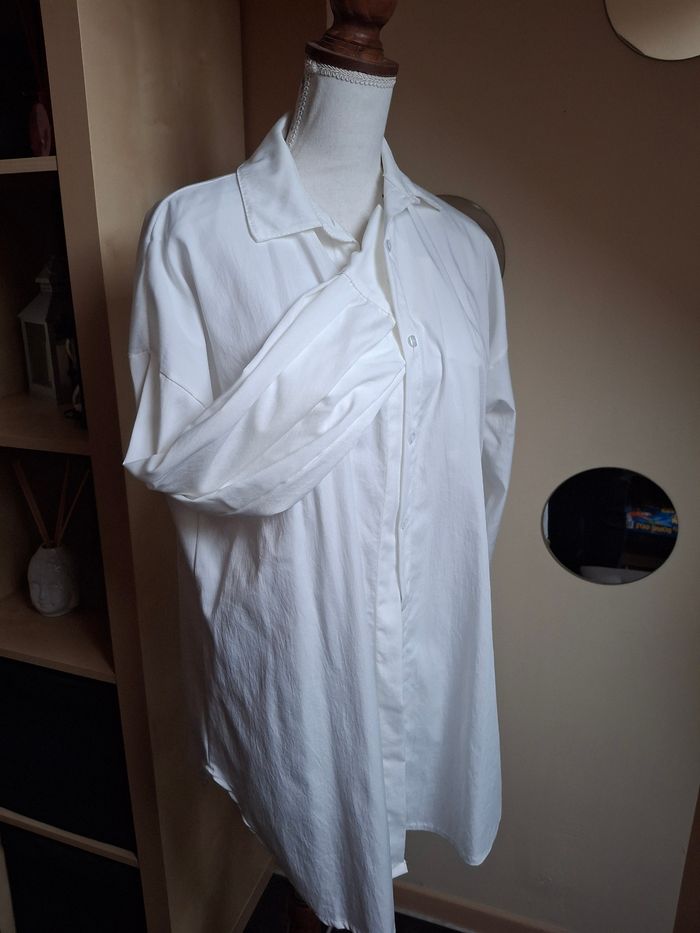 Chemise longue écru jasminah L/XL - photo numéro 2