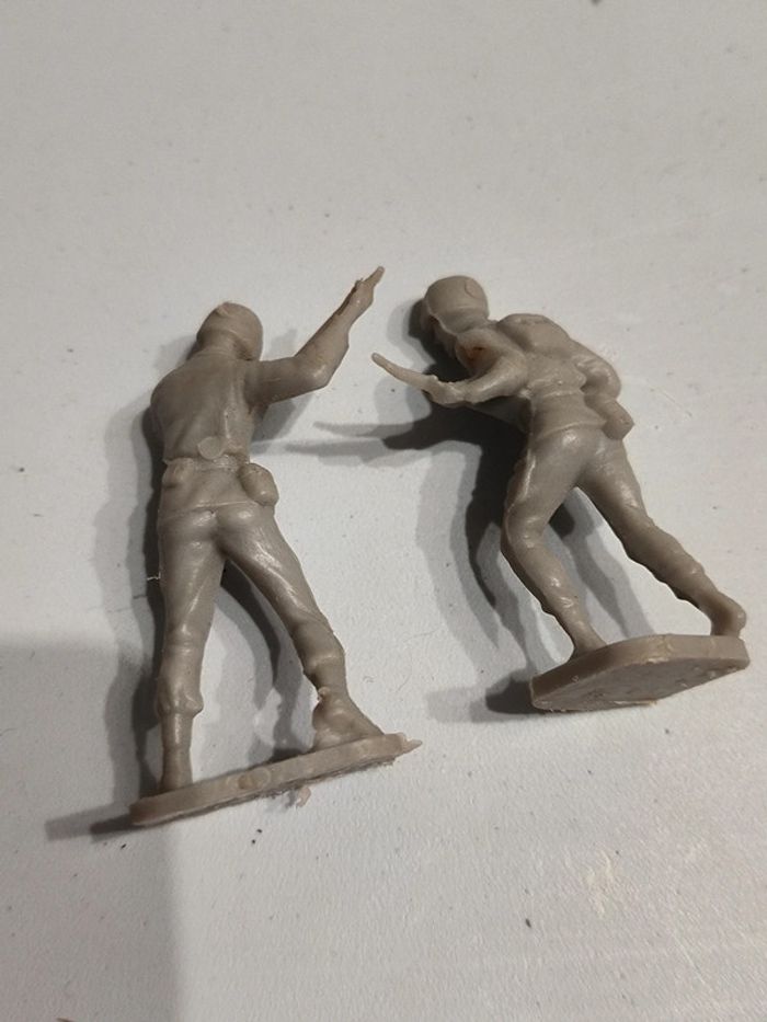 Figurine vintage soldats maquette - photo numéro 2