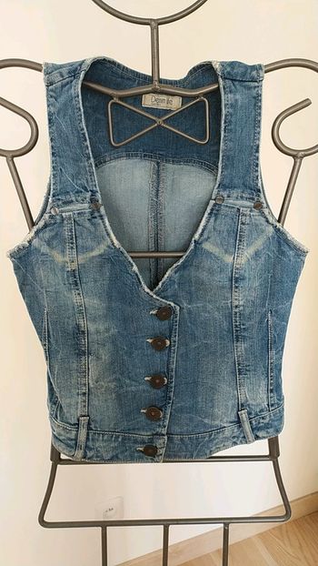 Bustier veste jeans décolleté pimkie S