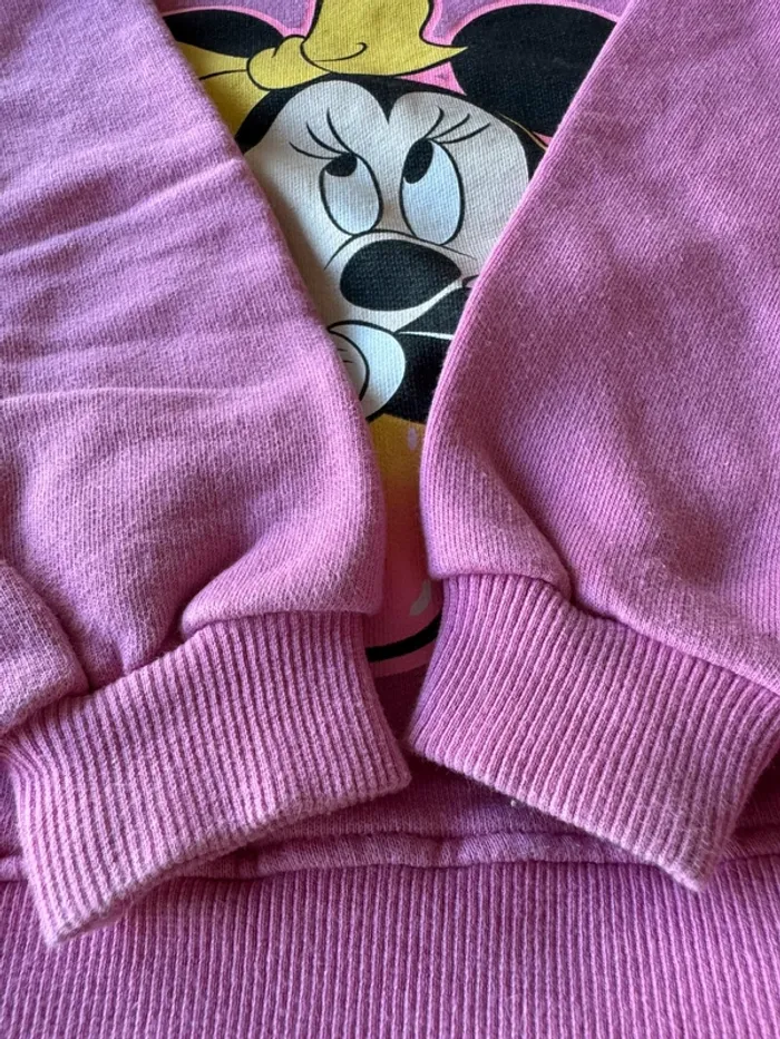 Sweat rose ML avec Minnie Mouse - Taille 4 Ans - photo numéro 7