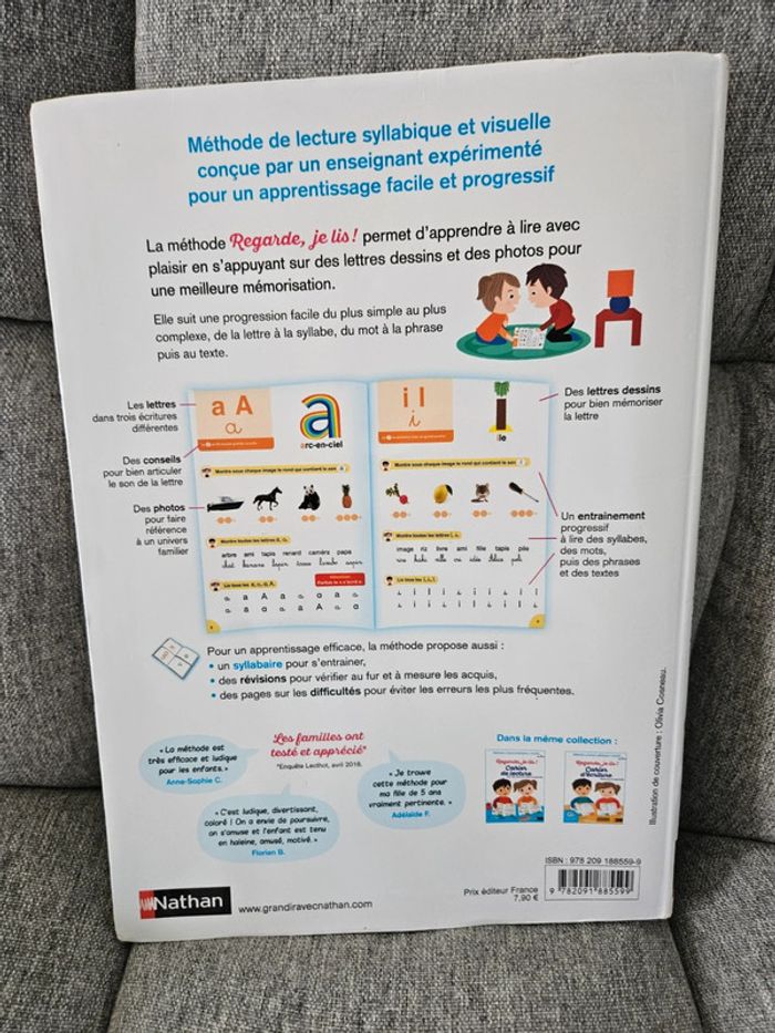 Livre regarde je lis edition nathan - photo numéro 2