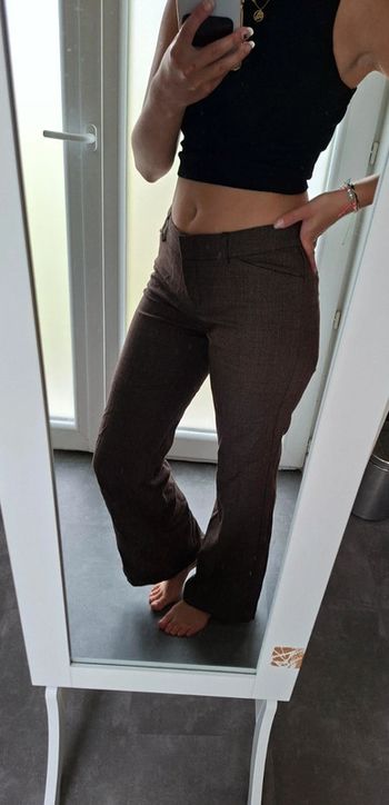Pantalon tailleur laine