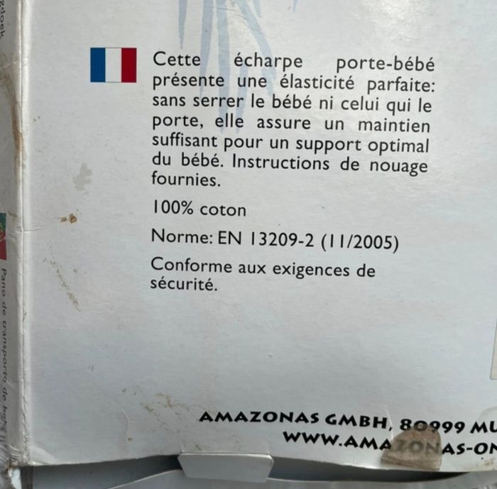 Écharpe de portage amazonas - photo numéro 3