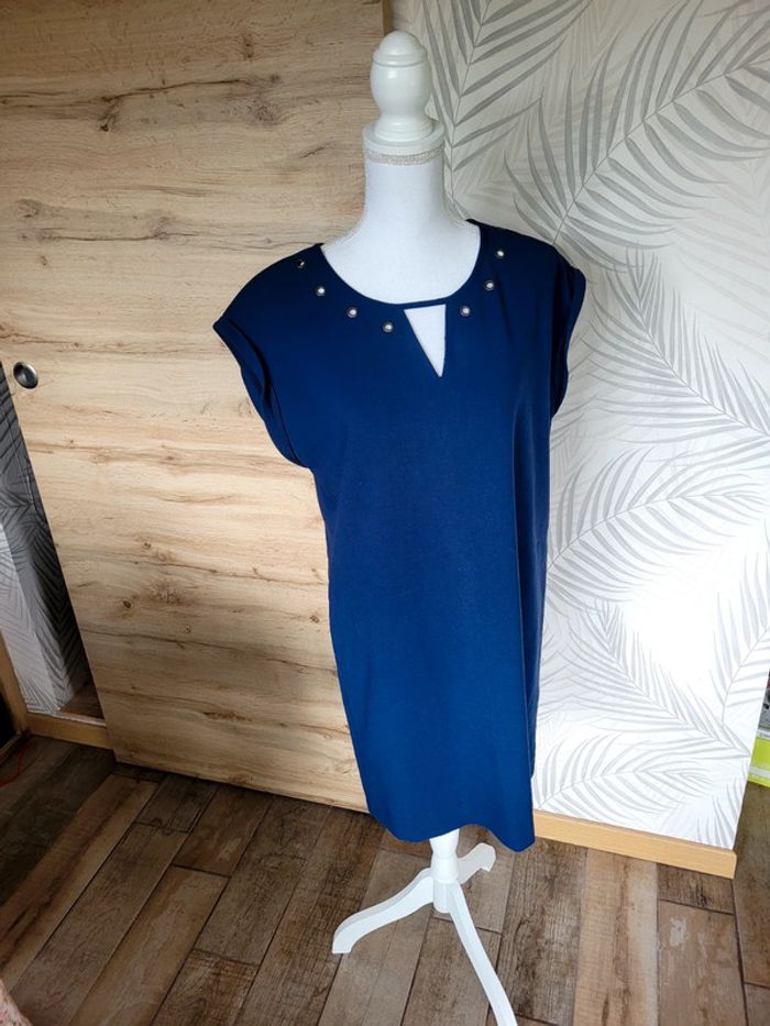 Robe femme taille 42 bleu marine - photo numéro 3
