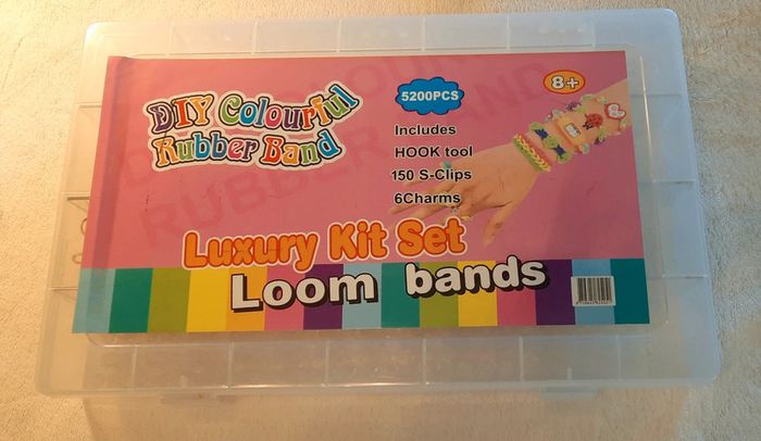 Loom Bands Boite avec élastiques