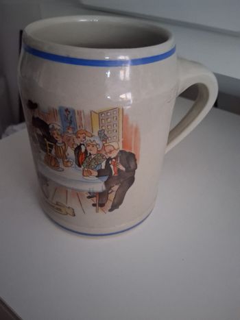 Chope à  bière alsacienne 