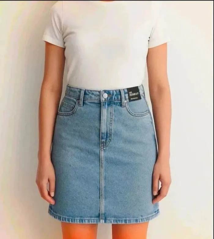 Jupe en Jean - Taille Haute, Style Vintage 💙 taille 12 ans