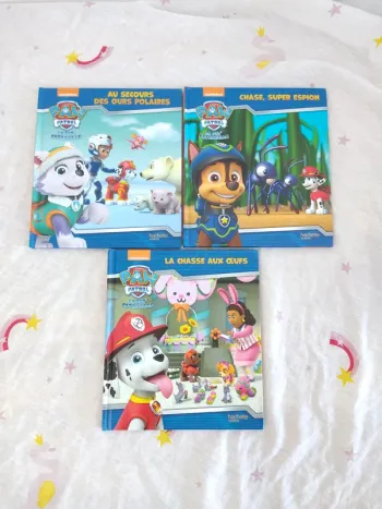 Lot 3 livres Paw Patrol (Pat Patrouille)