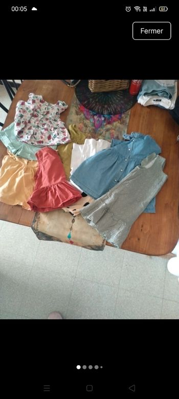 Lot vêtements fille 