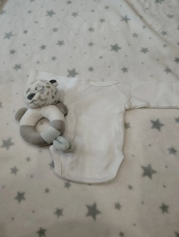 Lot de bodies caches cœur pour "Mini baby" - photo numéro 5