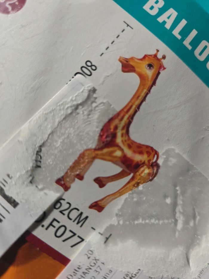 Ballon 3D girafe neuf - photo numéro 3