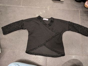 Gilet chic noir fille 3 ans NEUF