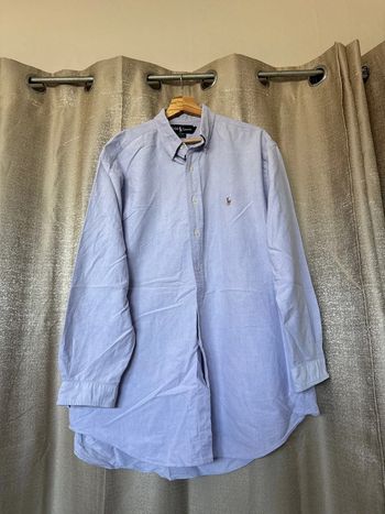 Chemise Oxford Ralph Lauren – bleu ciel – Taille L/XL – Très bon état
