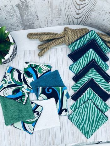 Lingettes lot de 15 lavable et réutilisable