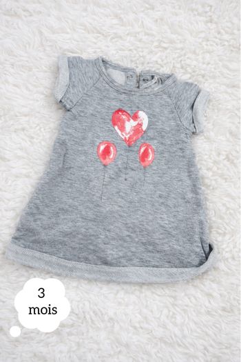 Robe à manches courtes 