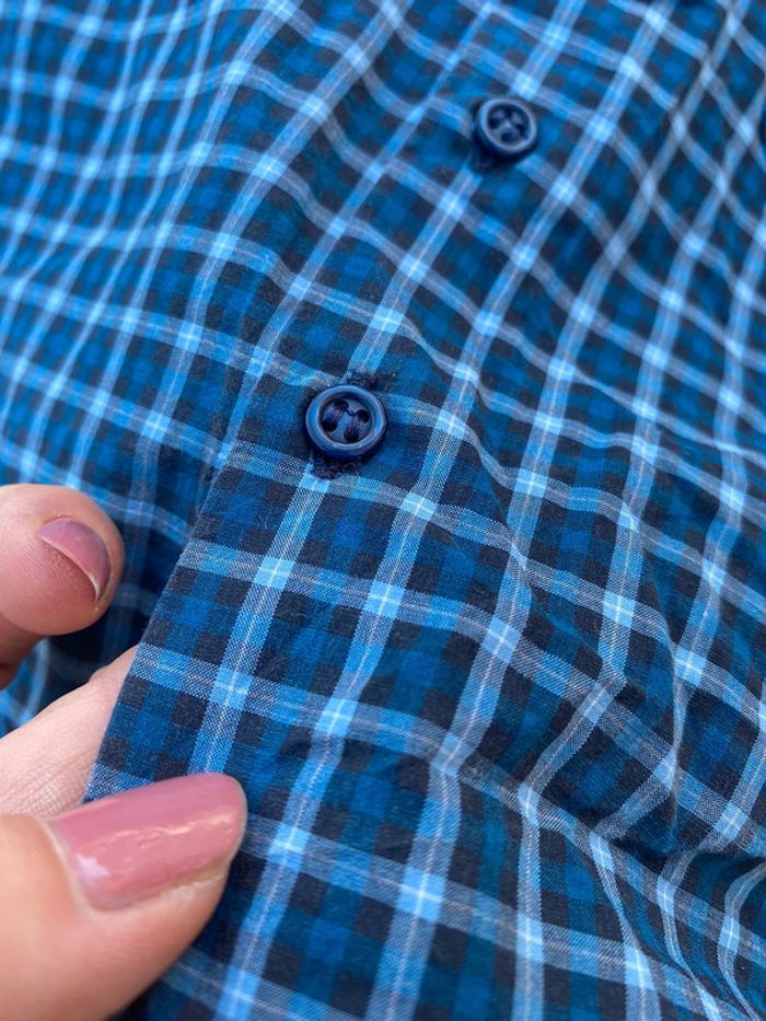 Chemise Bonpoint 6 mois manche longue carreaux - photo numéro 3