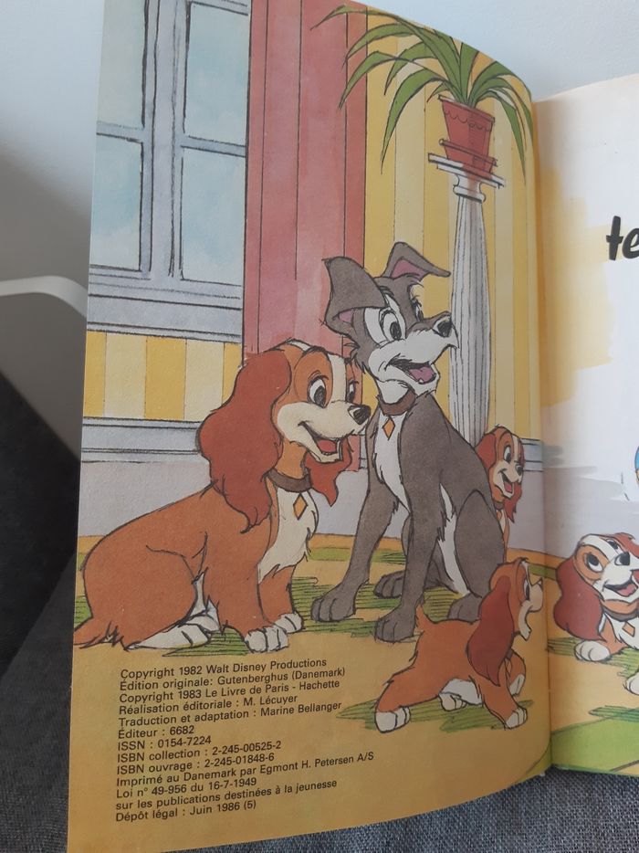 Livre + courrier  Disney vintage 1986 : Scamp tel père, tel fils, Club Mickey - photo numéro 6