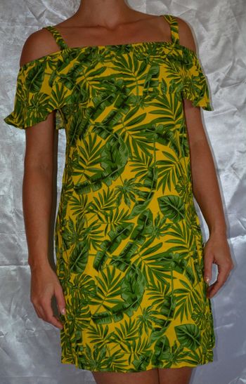 robe verte et jaune taille S/M