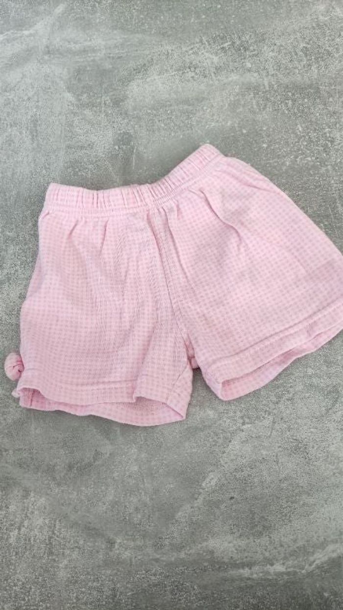 Short bébé fille 3 mois