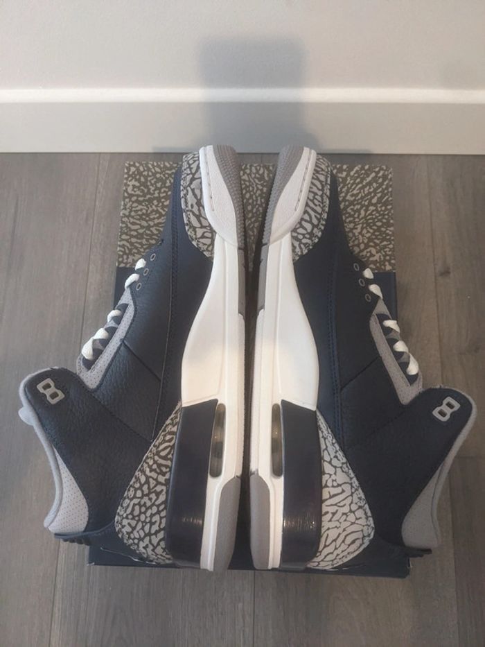 Nike Air Jordan 3 georgetown midnight navy 2021 facture BSTN - photo numéro 5