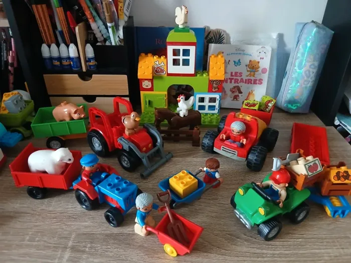 Lot ferme lego duplo tbe