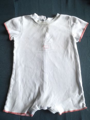 Barboteuse/combinaison courte Petit Bateau 12 mois