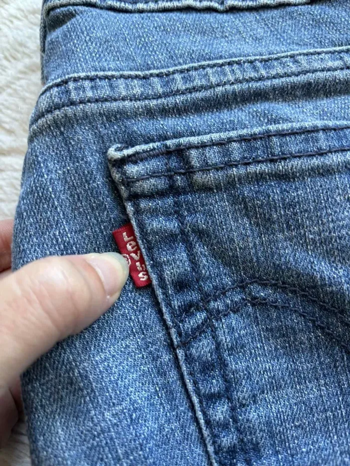 Jean levi’s 505 coupe straight leg droite bleu 00s y2k 2000s taille M/38 mi taille rare US - photo numéro 2