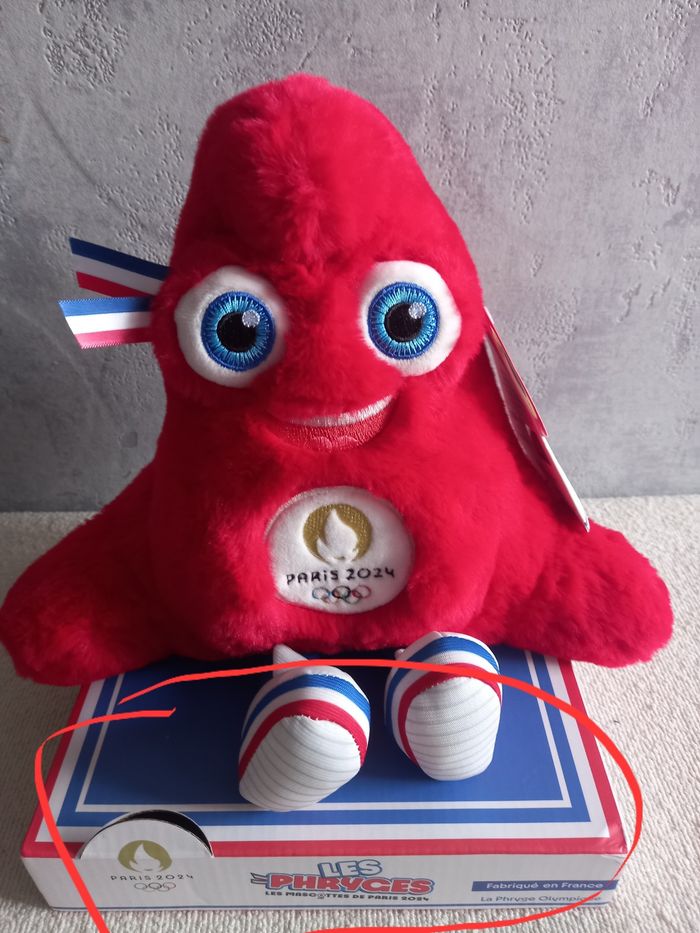 Peluche Mascotte JO2024 23cm Articulée - photo numéro 2