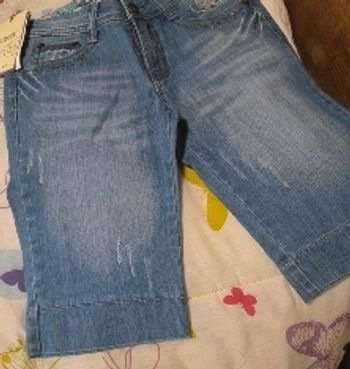 Pantacourt en jeans femme1