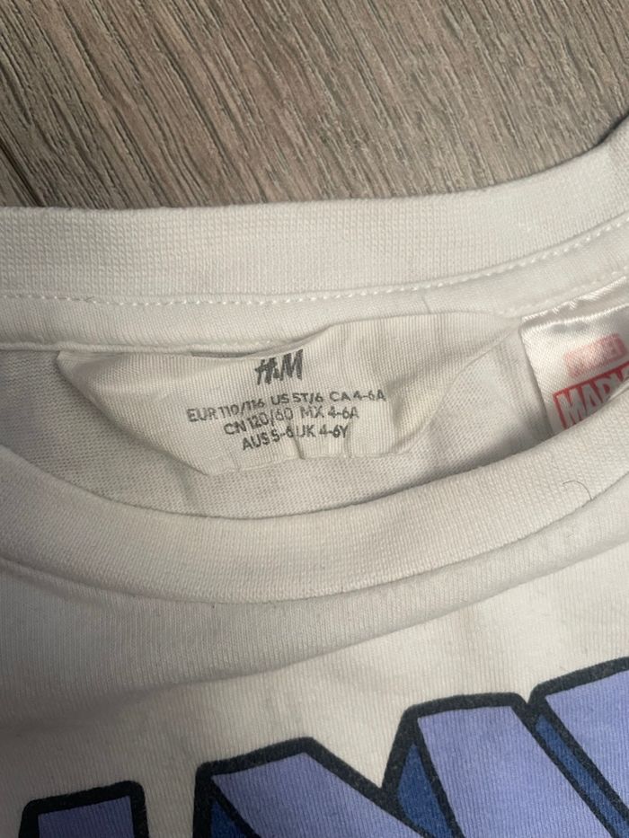 T-shirt h&M 5/6 ans 11O/116 centimètres - photo numéro 4