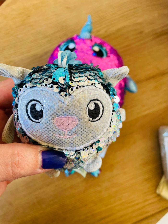 Lot de deux peluches à sequin réversible shimmeez - photo numéro 2