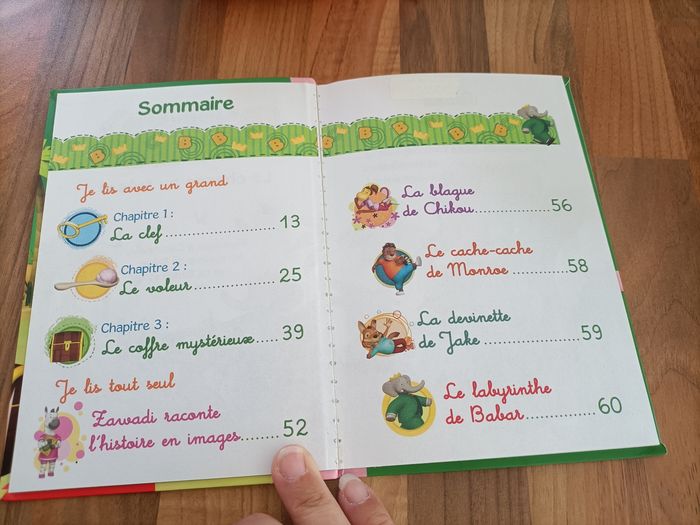 Livre la chasse au trésor de Babar + peluche Céleste - photo numéro 6