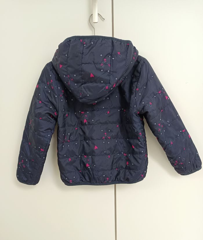 Manteau réversible Terre de Marins 5 ans – bleu marine et rose - photo numéro 2