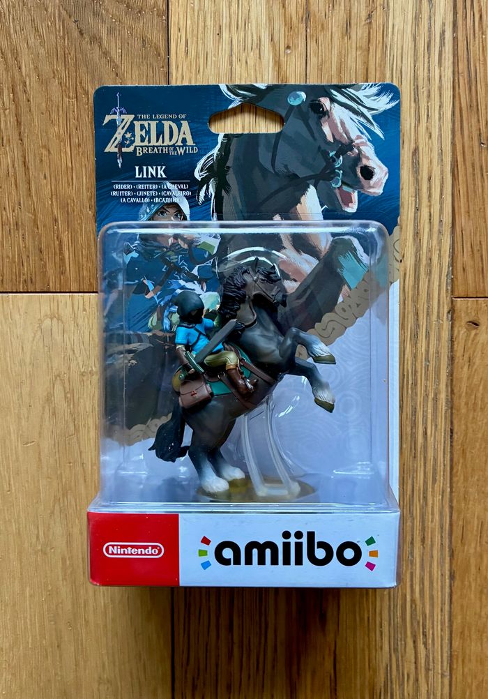 Amiibo ZELDA Link Rider Breath of the Wild NEUF