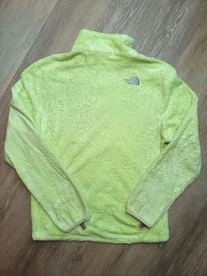 Veste polaire the north face femme taille L jaune fluo - photo numéro 3