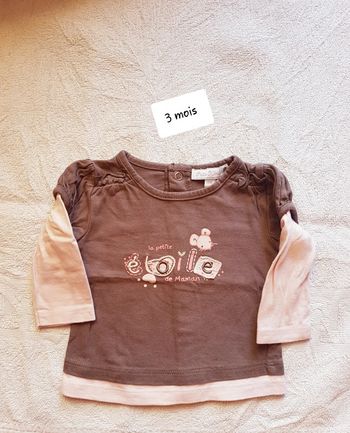 T-shirt kimbaloo 3 mois