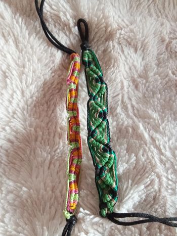 2 Bracelets macrame enfant 🔄