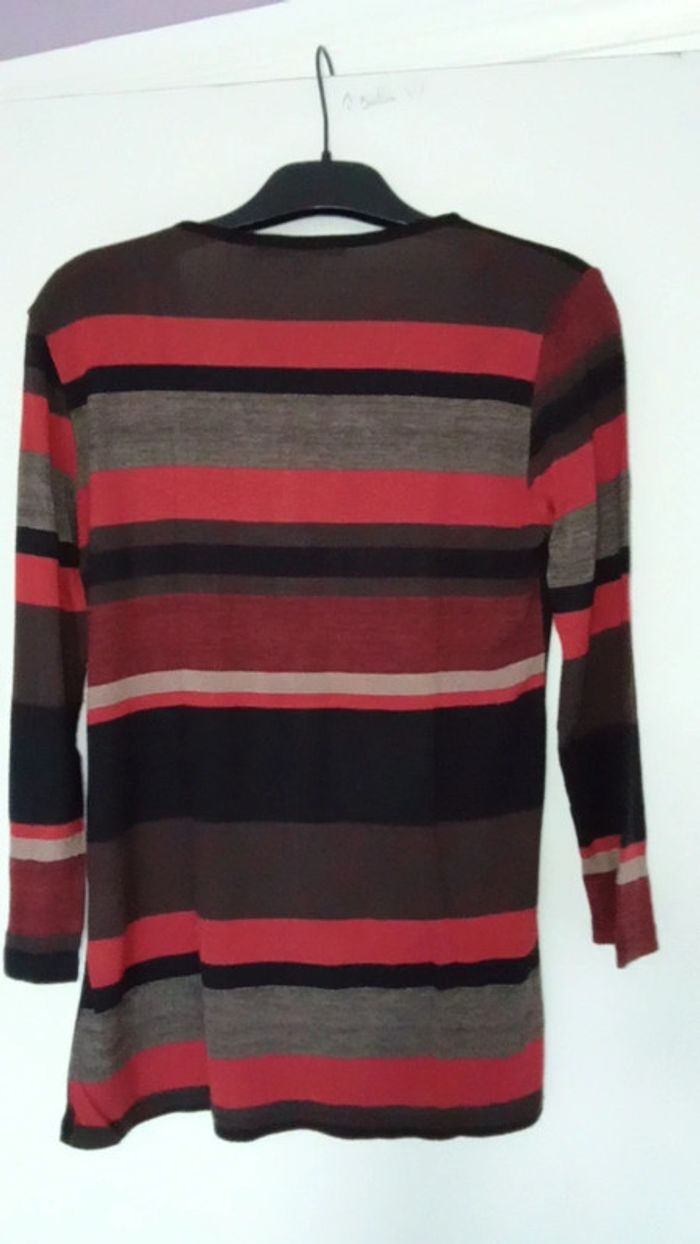 T-shirt - Orange/Marron/Noir - Armand Thiery -Taille 1/S - photo numéro 3
