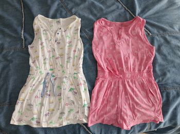 Lot de 2 combishorts fille 10 ans
