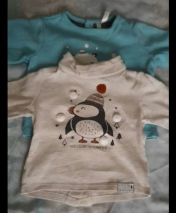 Lot de 2 t-shirt manche longue