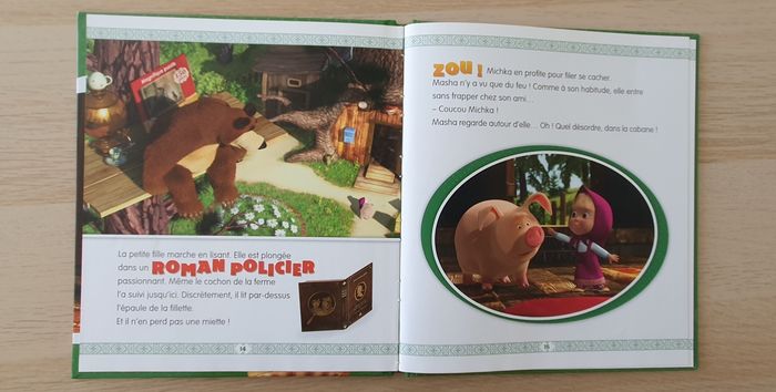 Livre Masha & Michka "Masha mène l'enquête" - photo numéro 3