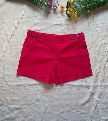 Short classe en jeans rose taille 36