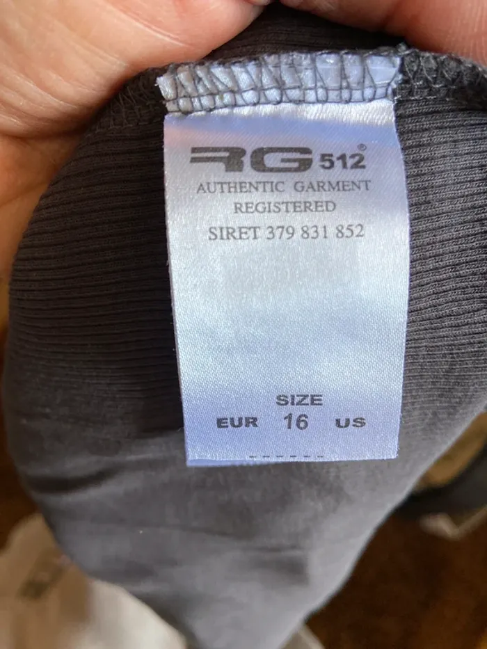 T-shirt à manches longues gris foncé - photo numéro 3