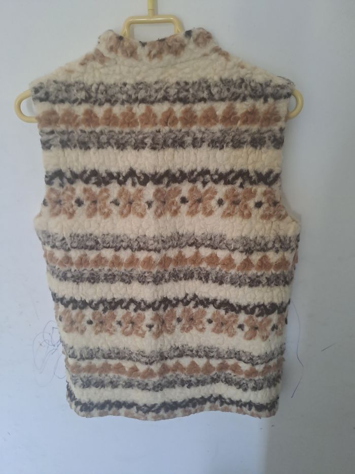 Veste sans manches moumoute vintage - photo numéro 10