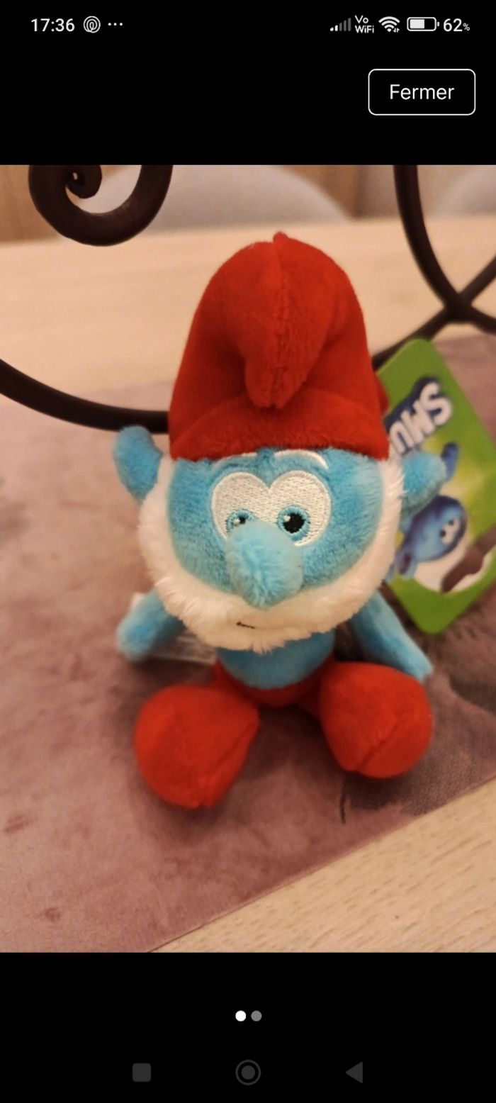 Peluche Grand Schtroumpf